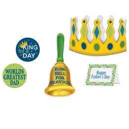 6 Pieces Father's Day King For A Day Kit - Party Supplies