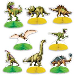 12 Pieces Dinosaur Mini Centerpieces - Party Center Pieces