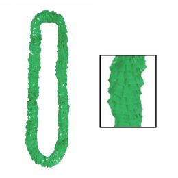 720 Pieces SofT-Twist Poly Leis Green - Party Necklaces & Bracelets