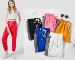 24 Pieces Womens Active Wear Capri Pants Size L/ xl - Womens Pants