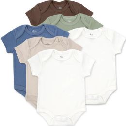 144 Pieces Baby Bodysuit - Boys Colors 6 Month - Baby Apparel