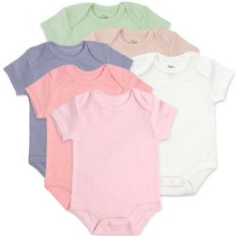 144 Pieces Baby Bodysuit - Girls Colors 3 Months - Baby Apparel