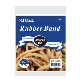 36 Bulk 2 Oz./ 56.70 G Assorted Sizes Rubber Bands