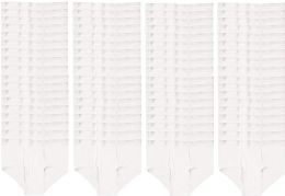 72 Wholesale Hanes Or Fruit Of The Loom Mens White Brief Size X Large