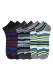 432 Pairs Boy's Spandex Ankle Socks Size 6-8 - Boys Ankle Sock