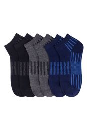 432 Wholesale Boys Spandex Ankle Socks Size 6-8