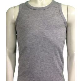 36 Pieces Boys Tank Top Size 1-3 In Dark Colors - Boys T Shirts