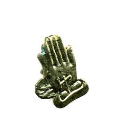 96 of Brass Hat Pin, Praying Hands,