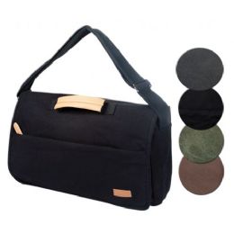 4 Pieces Canvas Computer Bag In Olive - Computer Accessories