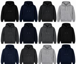 Cotton Fleece Assorted Mixed Color Hoodie With Draw String Closure Size M