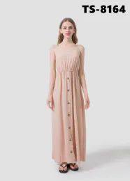 12 Wholesale Cotton Maxi Dress Size L