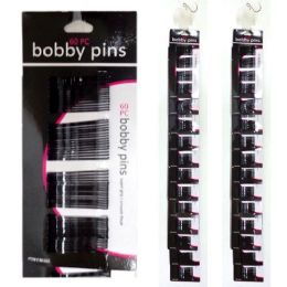 72 Wholesale 60 Pc Bobby Pins Packed 12 Per Clip Strip