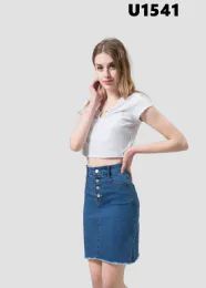 12 Wholesale Denim Jean Skirt Size xl