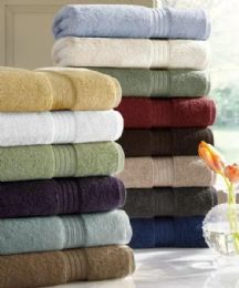 6 Wholesale Designer Luxury Heavy Weight 100 Percent Egyptian Bath Towel In White