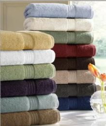 6 Wholesale Designer Luxury Heavy Weight 100 Percent Egyptian Bath Towel In Plum