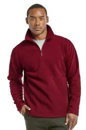12 Wholesale Et Tu Men's Polar Fleece Quarter Pullover Size M