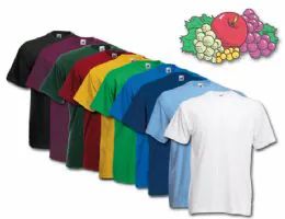 72 Pieces Fruit Of The Loom Mens Assorted T Shirts, Assorted Colors Size Medium - Mens T-Shirts