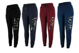 48 Pieces Fur Lined Jogger Pants Size Size Assorted - Womens Active Wear