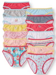 120 Wholesale Girls 100% Cotton Assorted Printed Underwear Size 10