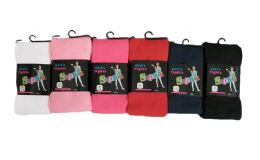 120 Pairs Girls Acrylic Tights Size L - Girls Socks & Tights