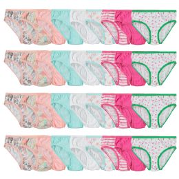 Girls Cotton Blend Assorted Printed Underwear Size 4t