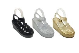 18 Pieces Girls Shoes Color Silver - Girls Shoes