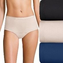 Hanes Ultimate Light Comfort Period Brief Underwear Size 7 Assorted Colors