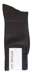Ike Behar Men's Designer Glitter Dress Socks, Tuxedo Socks , Fits Shoe Sizes 7-12 Black - Mens Dress Sock