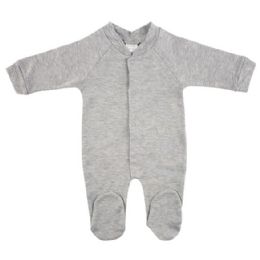 24 of Interlock Heather Grey CloseD-Toe Sleep & Play Small