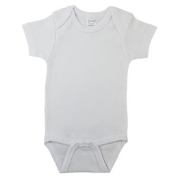 12 Pieces Interlock Short Sleeve Onezie Size 12 Month - Baby Apparel