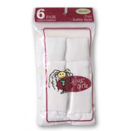 36 Pairs Kid's Socks Assorted Sizes Of 6-81/2 - Girls Ankle Sock