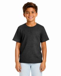 24 Pieces Kids Youth Cotton Charcoal T Shirts Size X-Large - Boys T Shirts