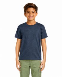 24 Pieces Kids Youth Cotton Navy T Shirts Size Large - Boys T Shirts