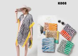 24 Wholesale Kimono Wrap Is Acrylic Color Green