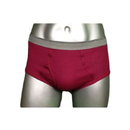 192 Wholesale King Men's Fly Front Brief In Size 2xl And 3xl