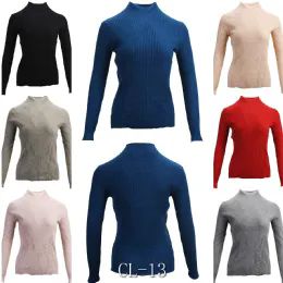 24 Wholesale Knitted Elastic Cashmere Size L/ xl