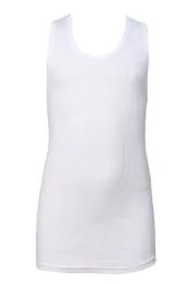 144 Wholesale Knocker Boy's White A-Shirts Size xl