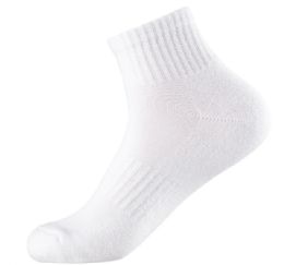 216 Pieces Knocker Men's Half Cushioned Quarter Socks With Arch Support Size 10-13 - Men's Socks For Donation