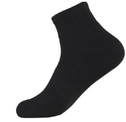 216 Pieces Knocker Men's Half Cushioned Quarter Socks With Arch Support Size 9-11 - Men's Socks For Donation
