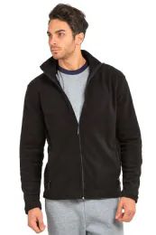 12 Wholesale Knocker Men's Polar Fleece Jacket Size L