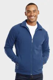 12 Wholesale Knocker Men's Polar Fleece Jacket Size 2xl