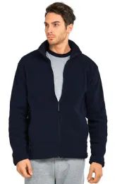 12 Wholesale Knocker Men's Polar Fleece Jacket Size 2xl
