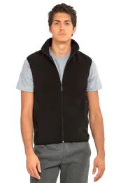 12 Pieces Knocker Men's Polar Fleece Vest Size 2XL - Mens Jackets