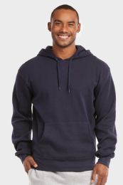 24 Pieces Knocker Men's Waffle Fabric Pullover Hoodie - Men's Activewear