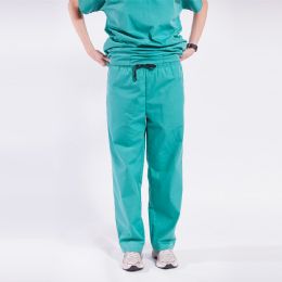 48 Pieces Ladies Green Medical Scrub Pants Size Medium - Nursing Scrubs