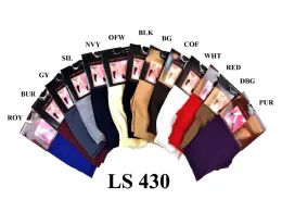 120 Units of Ladies' Trouser Anklet Socks - Black - Womens Ankle Sock