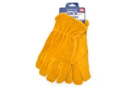 12 Pieces Leather Work Gloves With Pile Lining (xxl) - Working Gloves