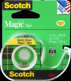 144 Bulk Tape Scotch Magic 3/4 X 300