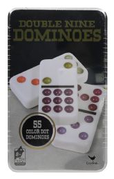 4 Wholesale Dominos Double 9 Color Dot