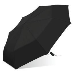 24 Bulk Umbrella Auto Fold 42inc Black